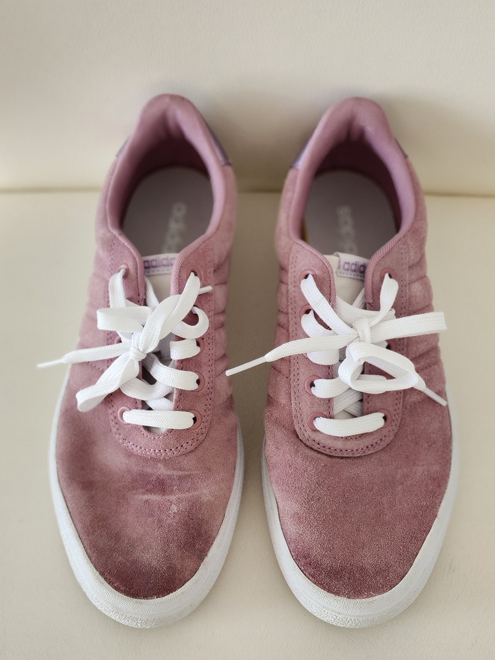 adidas Sneakers in Dusty Rose and White